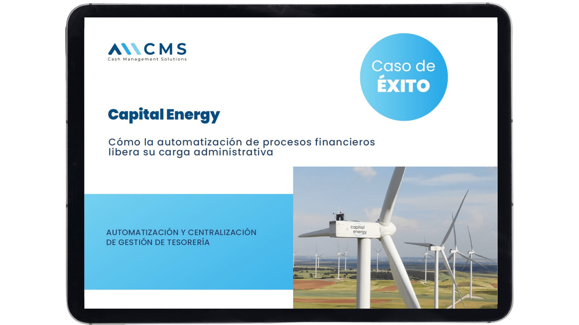 Automatización Procesos Financieros Tiempo Real Capital Energy AllCMS
