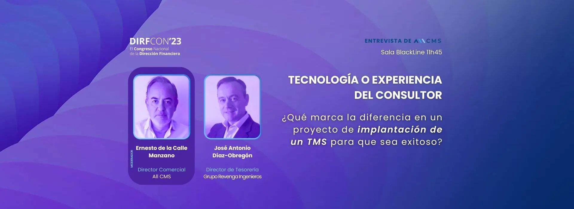 DIRFCON Congreso Financiero Espana ASSET All CMS Evento Gestion Tesoreria Entrevista Exito Implantacion TMS
