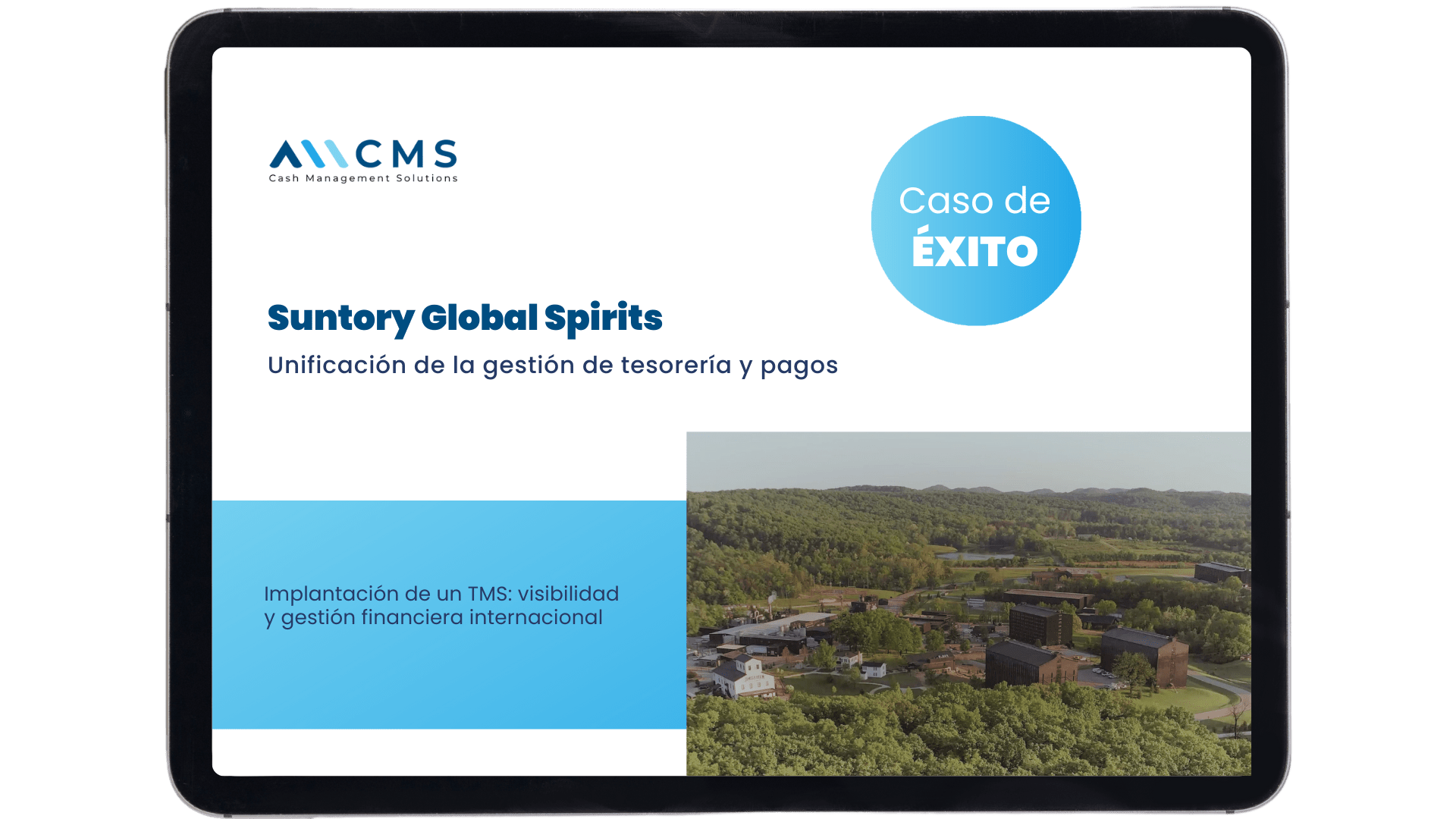 Suntory Global Spirits Implantacion TMS Visibilidad Gestión Financiera Internacional All CMS