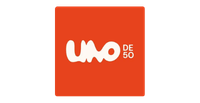 Logo de UNOde50, cliente de All CMS, marca española especializada en joyería y accesorios de diseño artesanal.